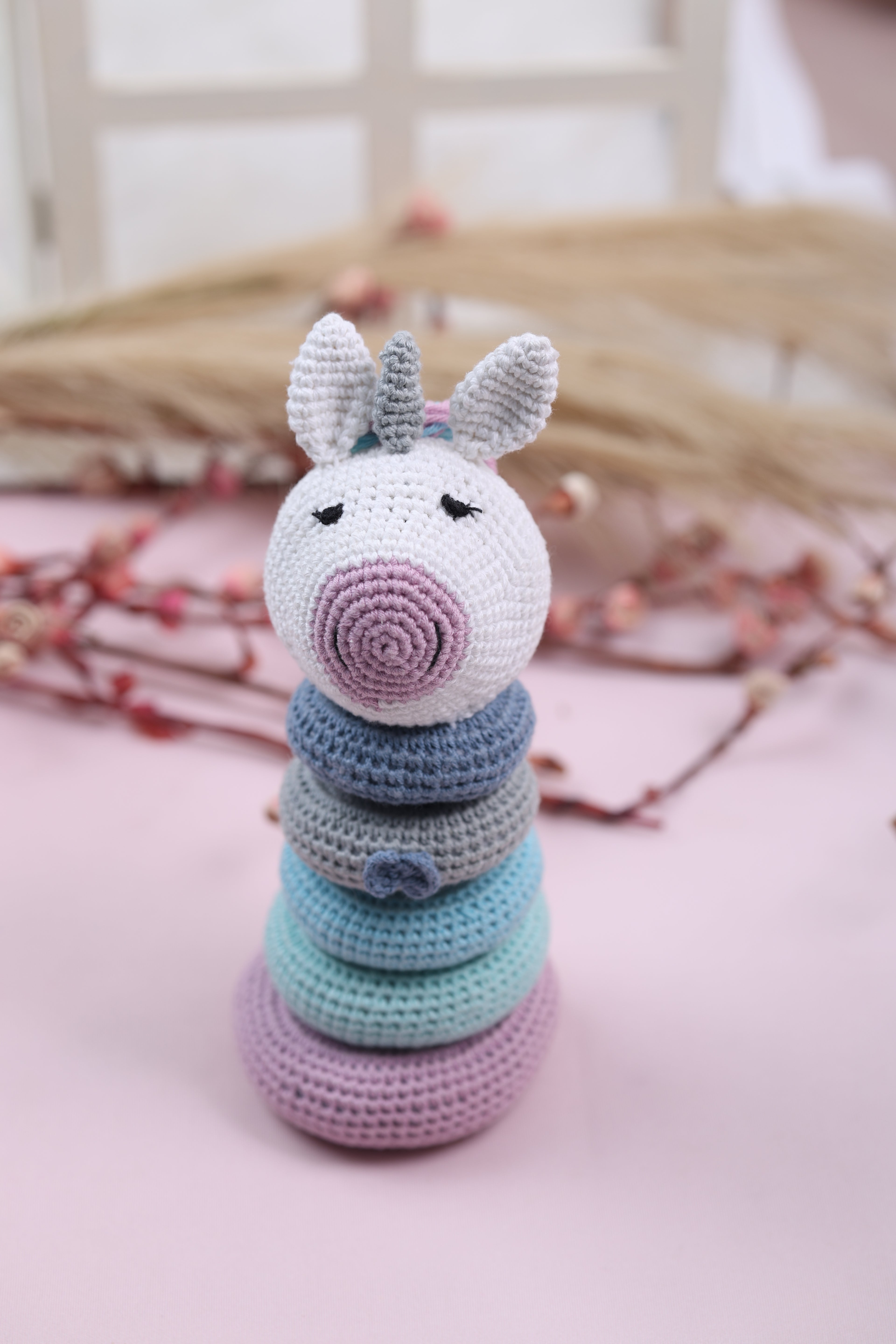 Little Medhas Unicorn Stacker - Magical Learning Toy for Kids 12+ Months