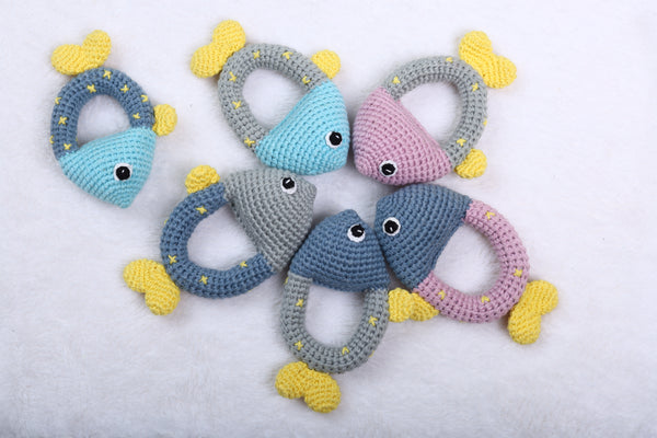 Little Medhas Rattle - Handcrafted Sensory Development Toy for Babies 3+ Months
