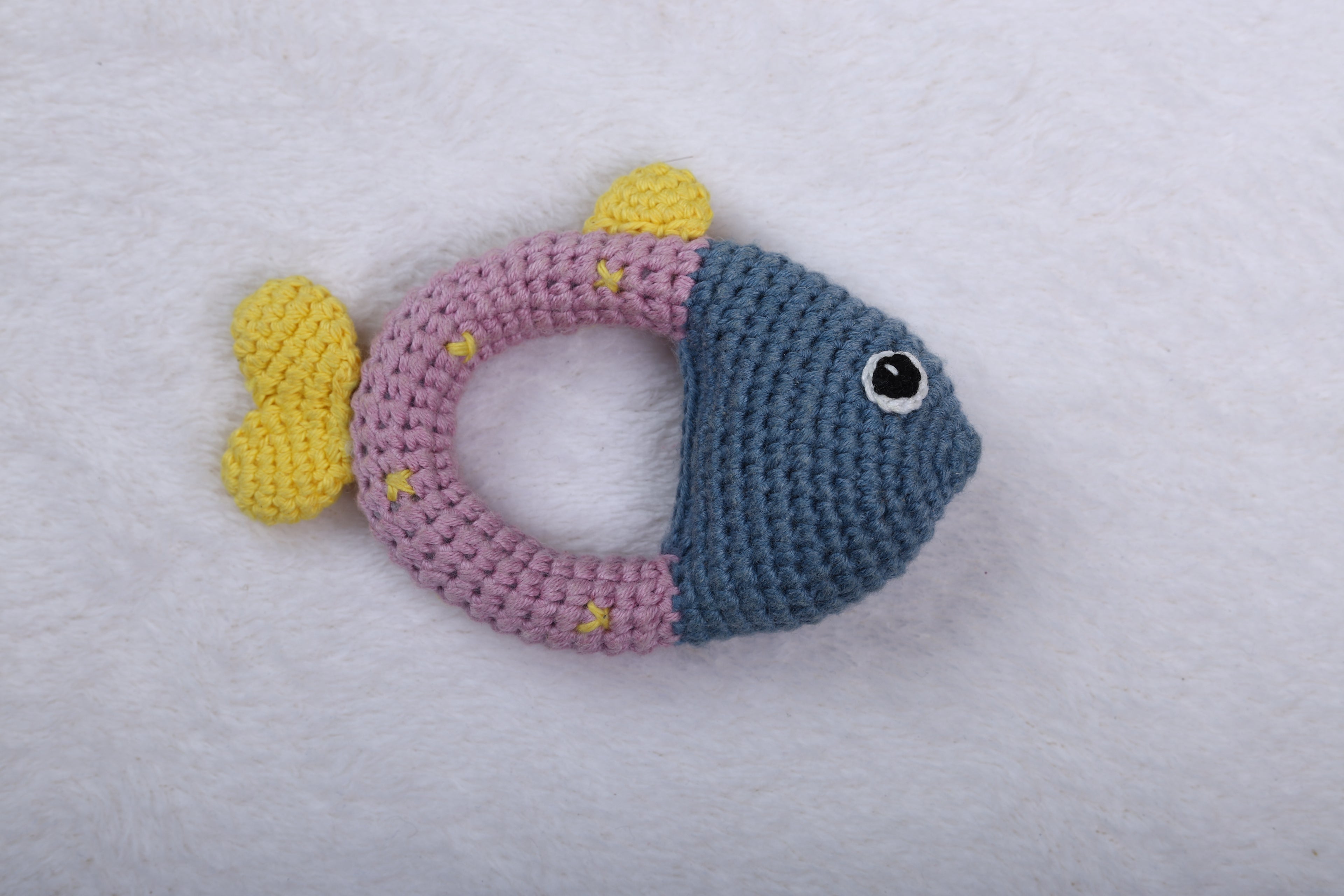Little Medhas Rattle - Handcrafted Sensory Development Toy for Babies 3+ Months
