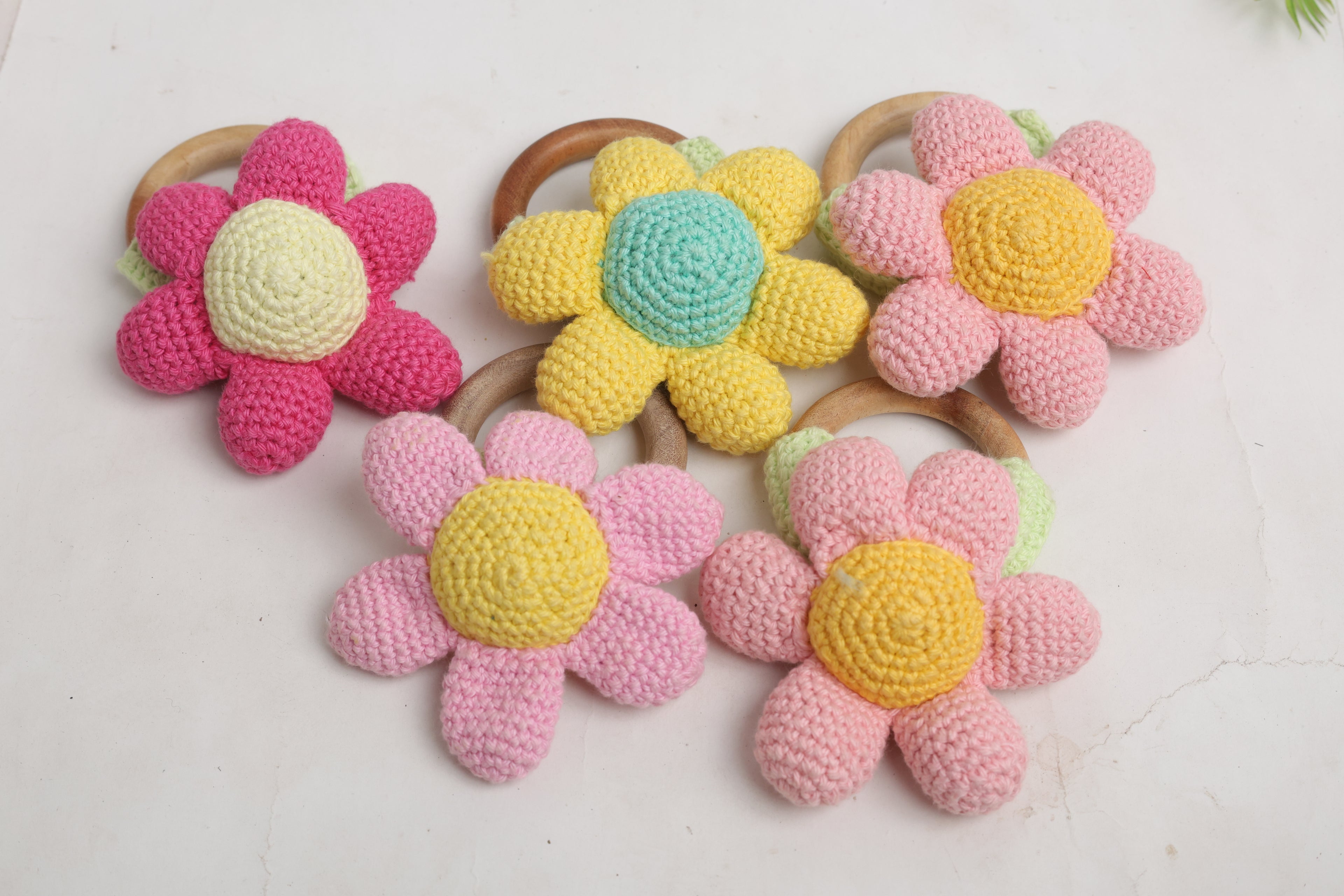 Little Medhas Rattle - Handcrafted Sensory Development Toy for Babies 3+ Months