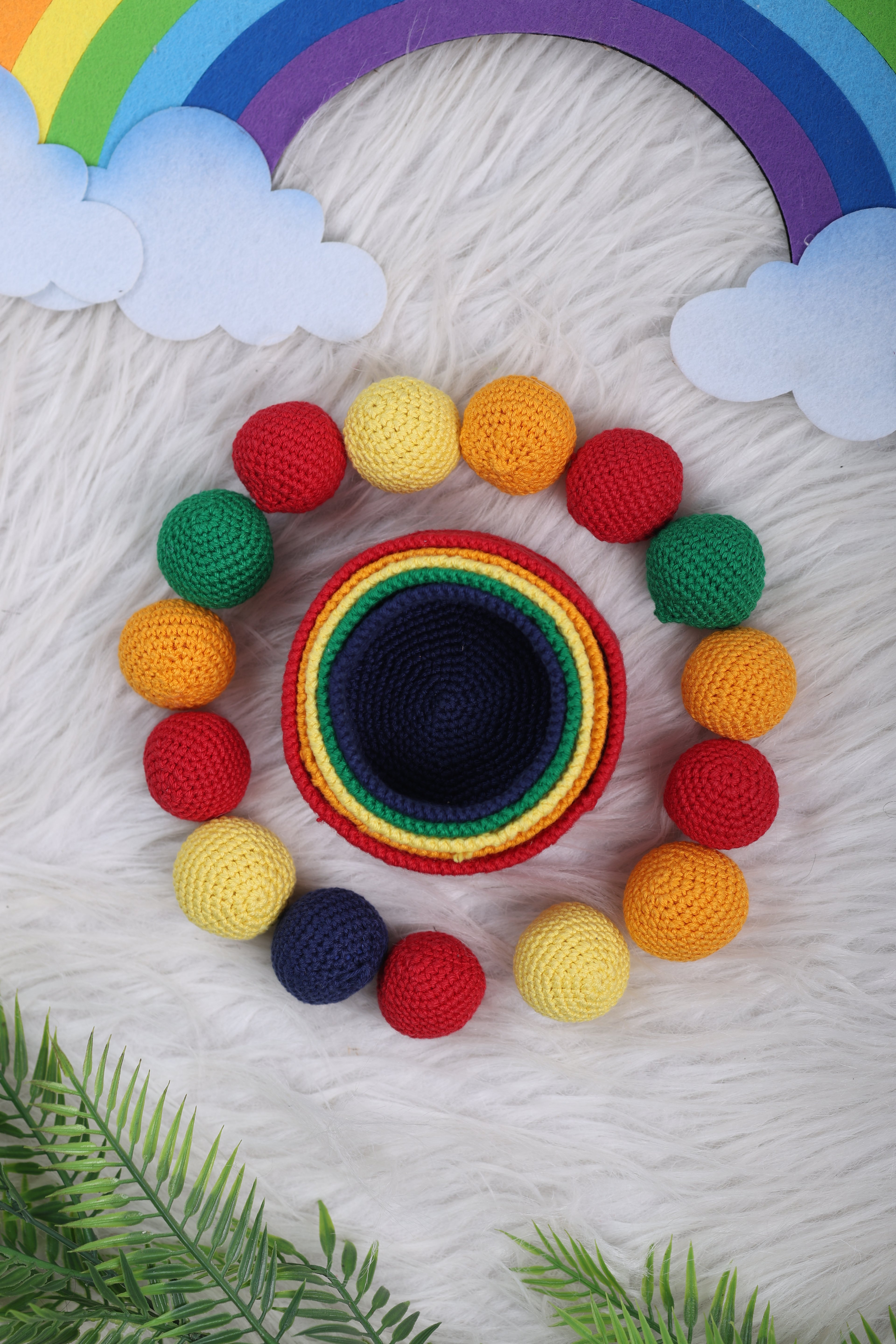 Little Medhas Colorful Nesting Bowls Set - Educational Stacking Toy for Toddlers 12+ Months