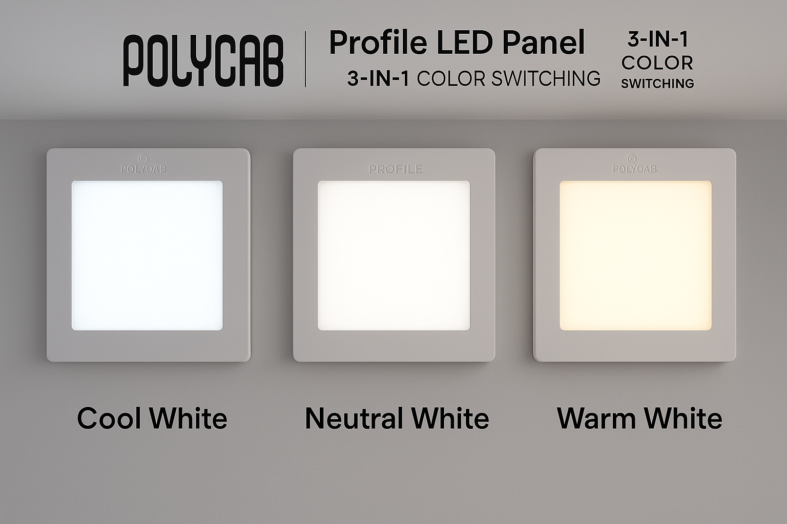 POLYCAB 3-in-1 Color Options