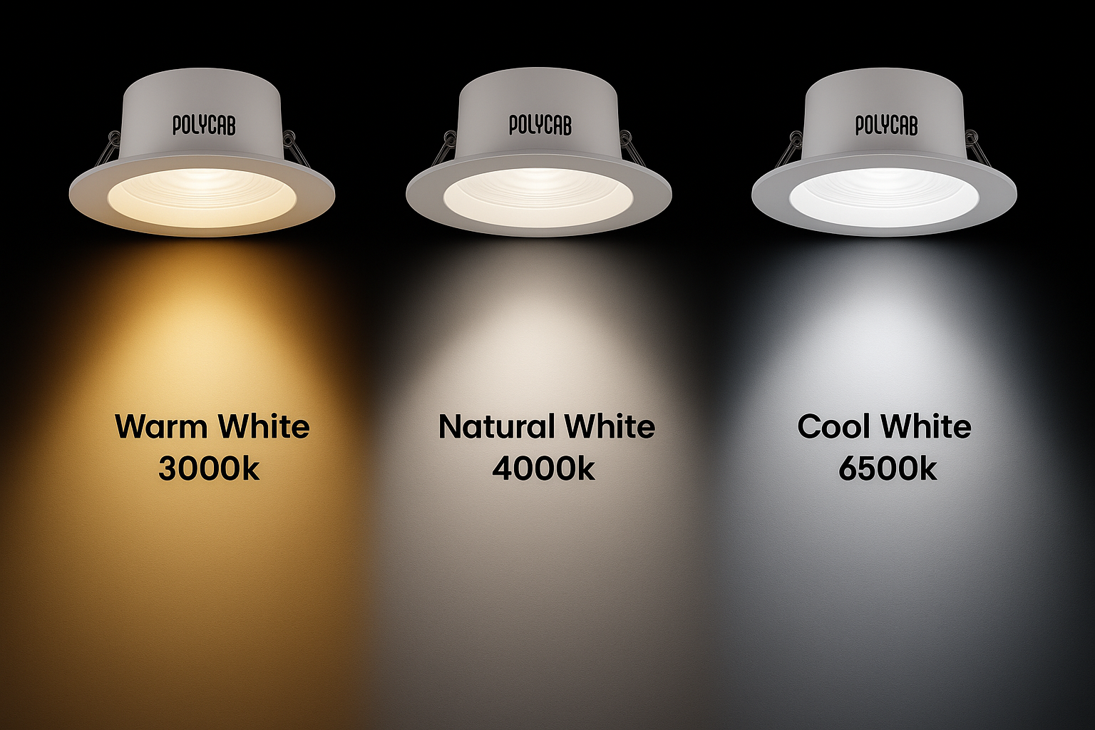 POLYCAB LED Color Temperature Options - HD