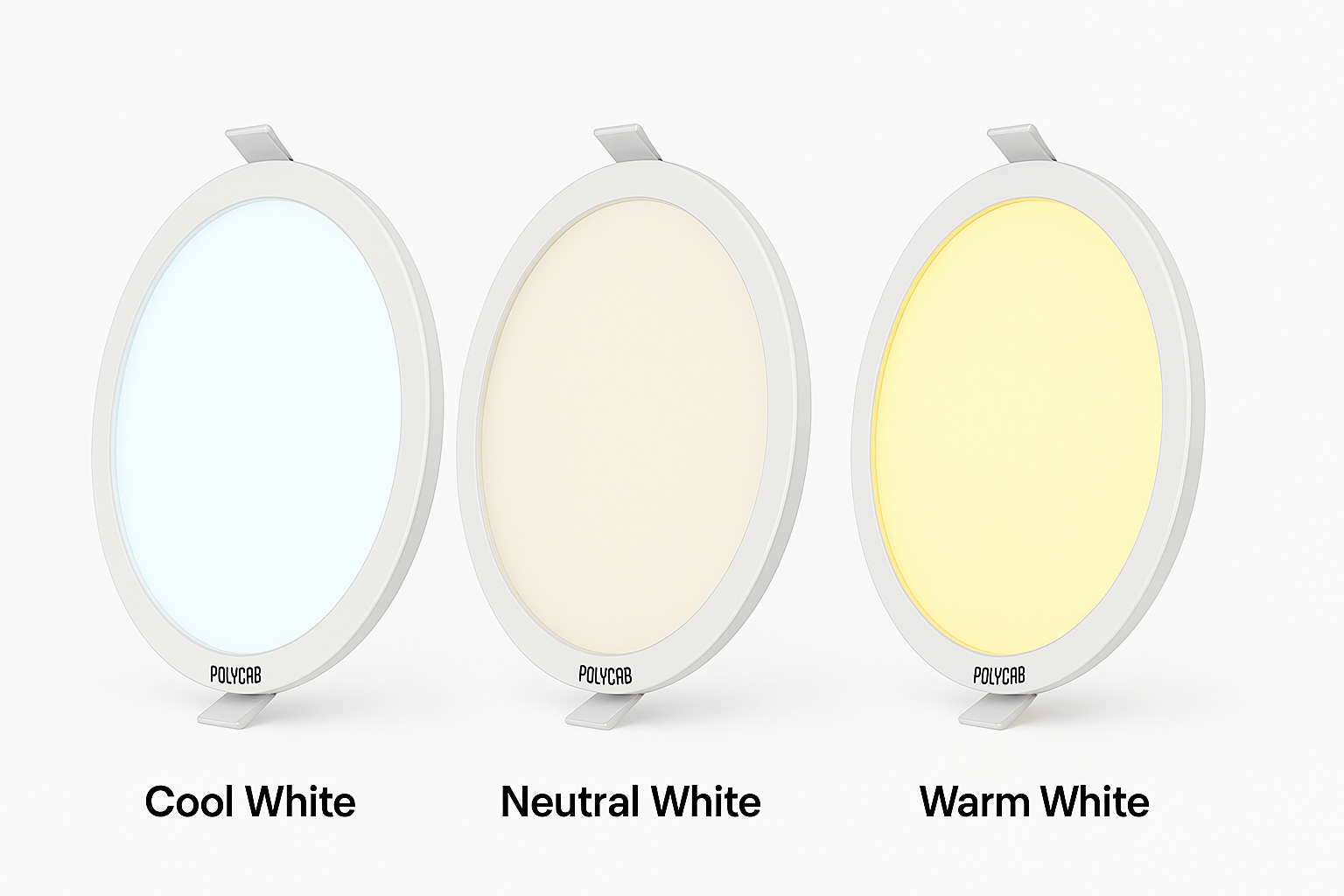 POLYCAB LED Panel Lights - Color Options - HD