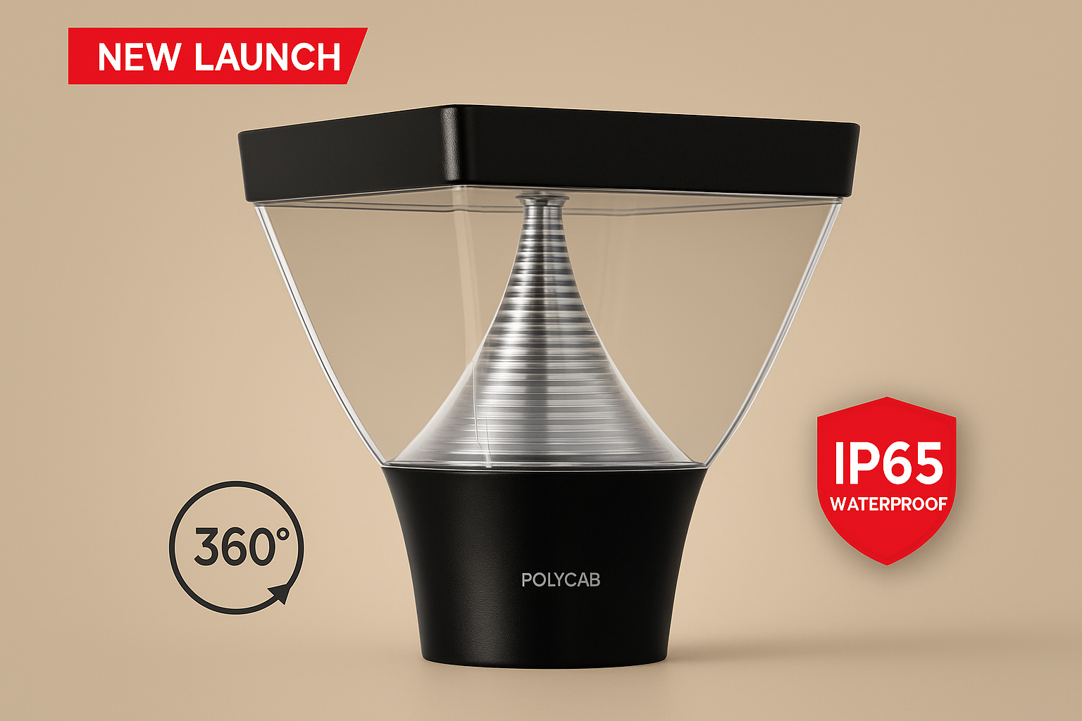 POLYCAB VIGARO Clear LED Gate Light Main