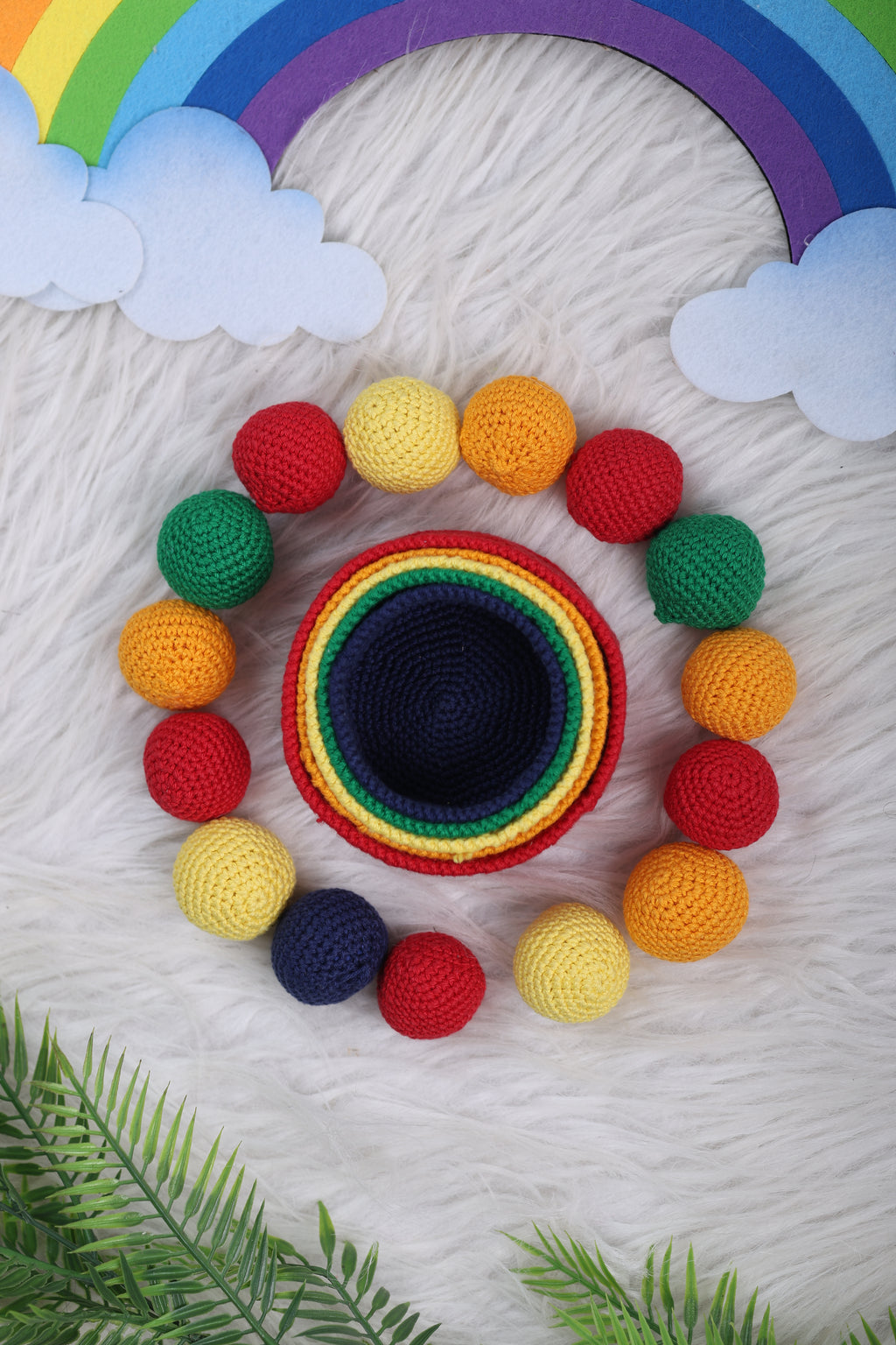 Little Medhas Colorful Nesting Bowls Set - Educational Stacking Toy for Toddlers 12+ Months