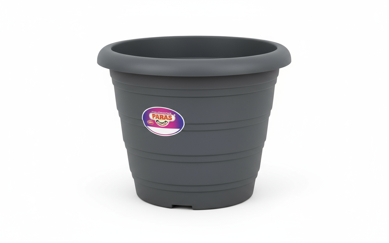 Arika Planter - Paras Miracle | Ribbed Design Garden Pot - Multiple Sizes & Colors