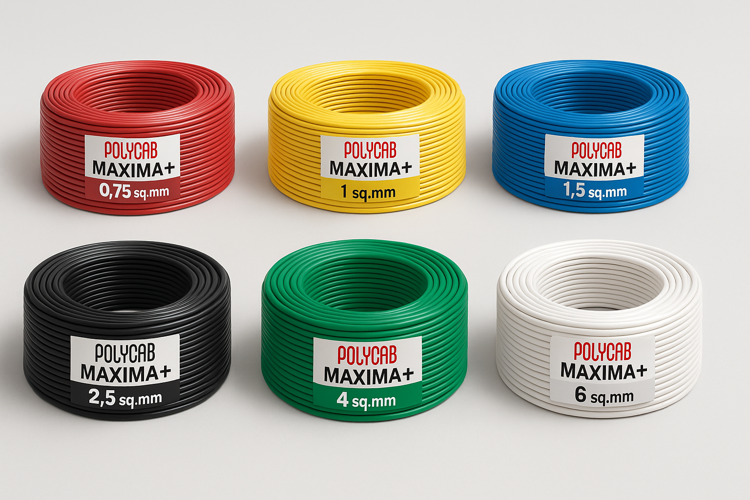 POLYCAB Wire Colors and Sizes