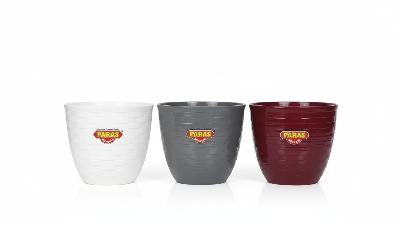 Canary Planter - Paras Miracle | Round Garden Pot - Multiple Sizes & Colors