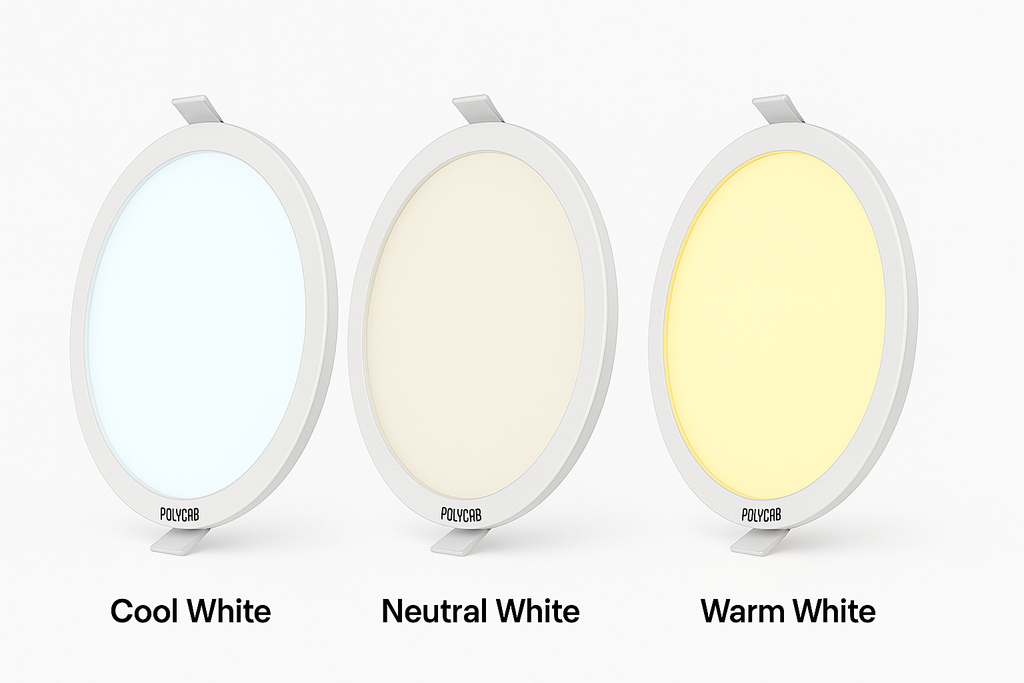 POLYCAB LED Panel Lights - Color Options - HD