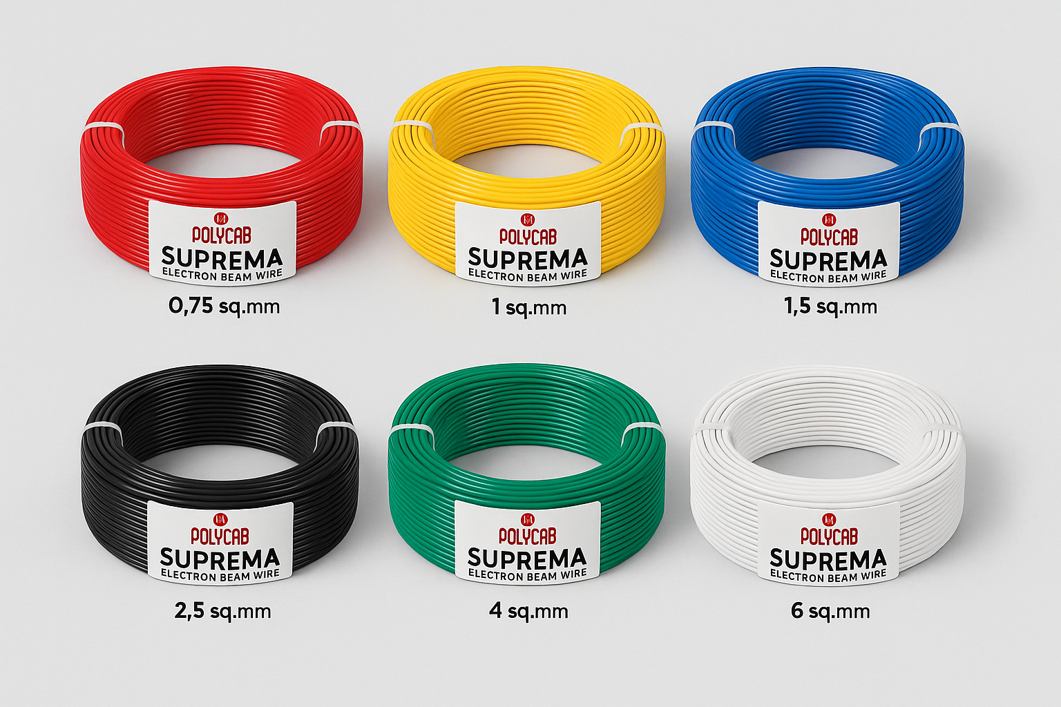 POLYCAB Wire Colors and Sizes
